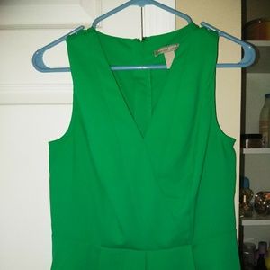 Peplum top faux wrap